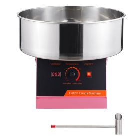 Electric Cotton Candy Machine, 1000W Candy Floss Maker, Commercial Cotton Candy Machine with Stainless Steel Bowl, and Sugar Scoop