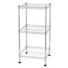3Tier Wire Shelving Rack Metal Storage Shelf Unit For Laundry Bathroom Kitchen Pantry Closet