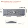 NonSlip Silicone Self-Draining Board,Large Kitchen Drain Board With 5 Incline For Self-Draining